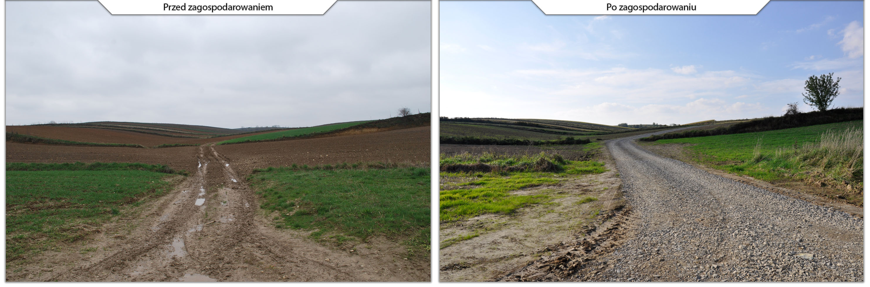 Chodów - przed i po zagospodarowaniu