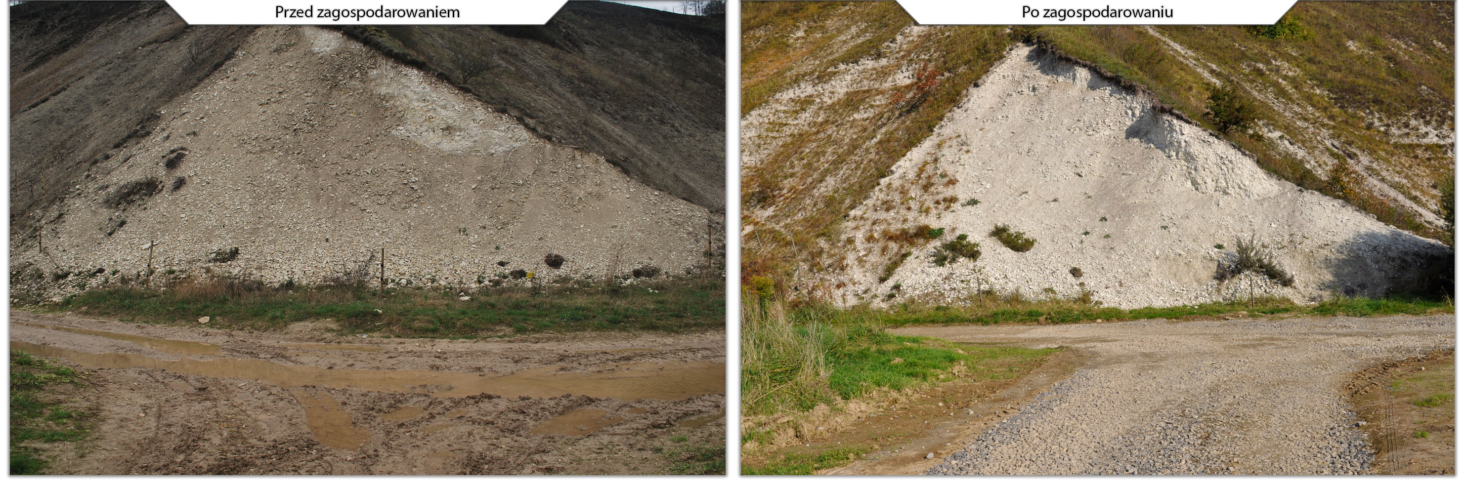 Chodów - przed i po zagospodarowaniu