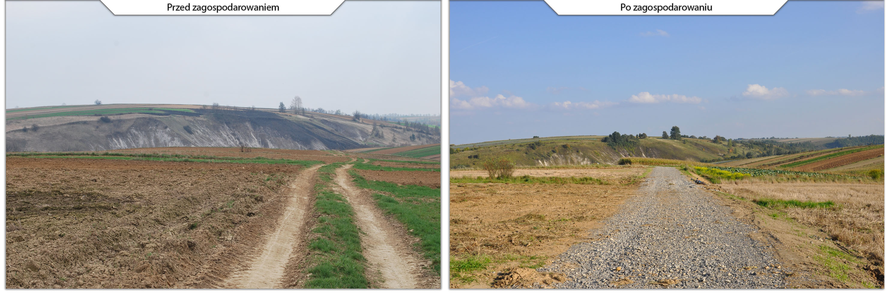 Chodów - przed i po zagospodarowaniu