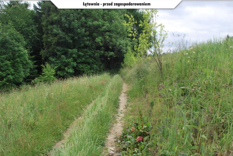 Łętownia - przed zagospodarowaniem