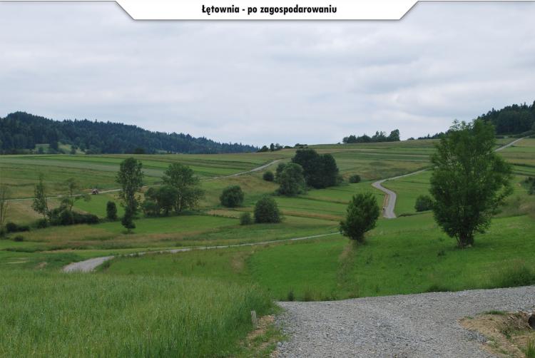 Łętownia - po zagospodarowaniu