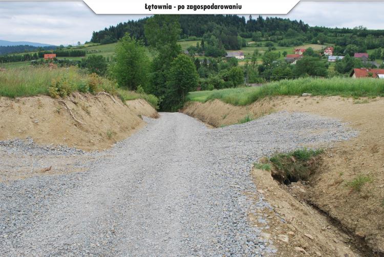 Łętownia - po zagospodarowaniu